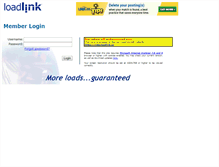 Tablet Screenshot of loadlinkweb.loadlink.ca